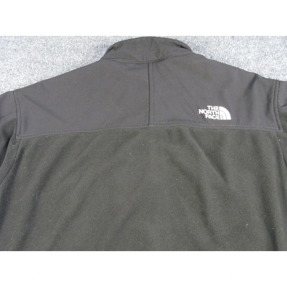 The North Face Mens‎ Fleece Jacket Black Full Zip Outdoor Hiking Apex Bionic L